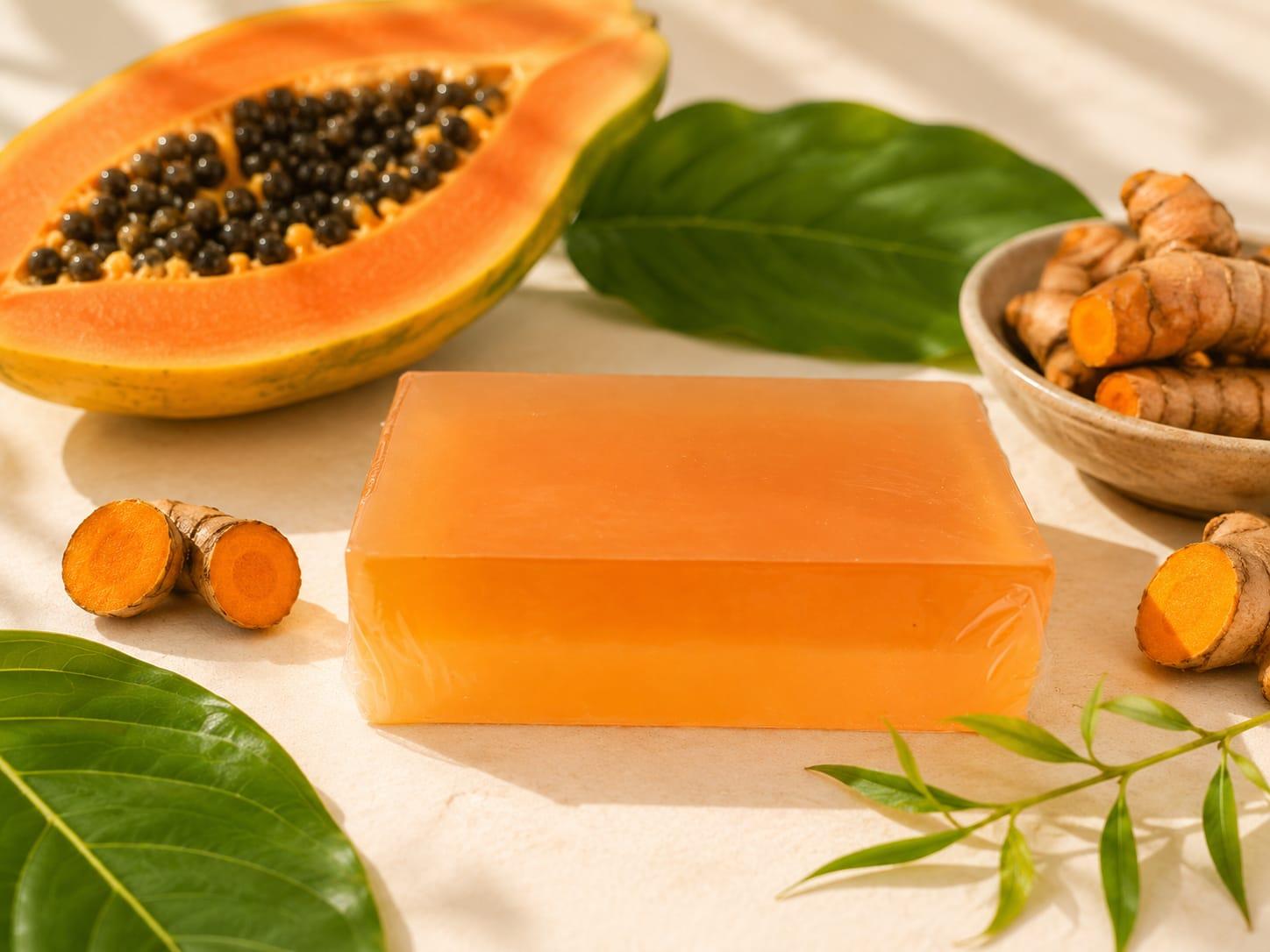 Papaya Kasturi Manjal Soap