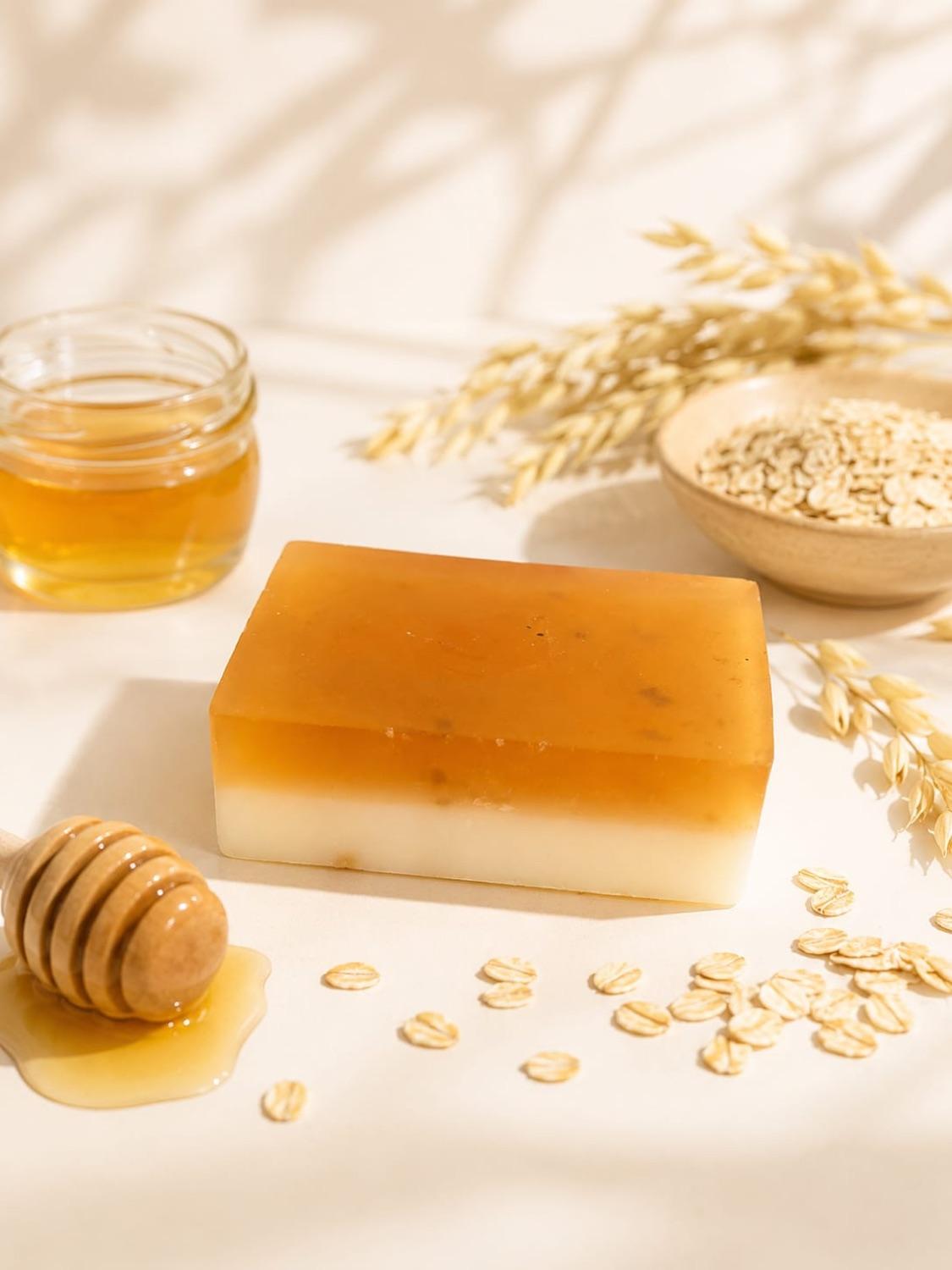 Goat Milk Honey Oatmeal Scrub Soap