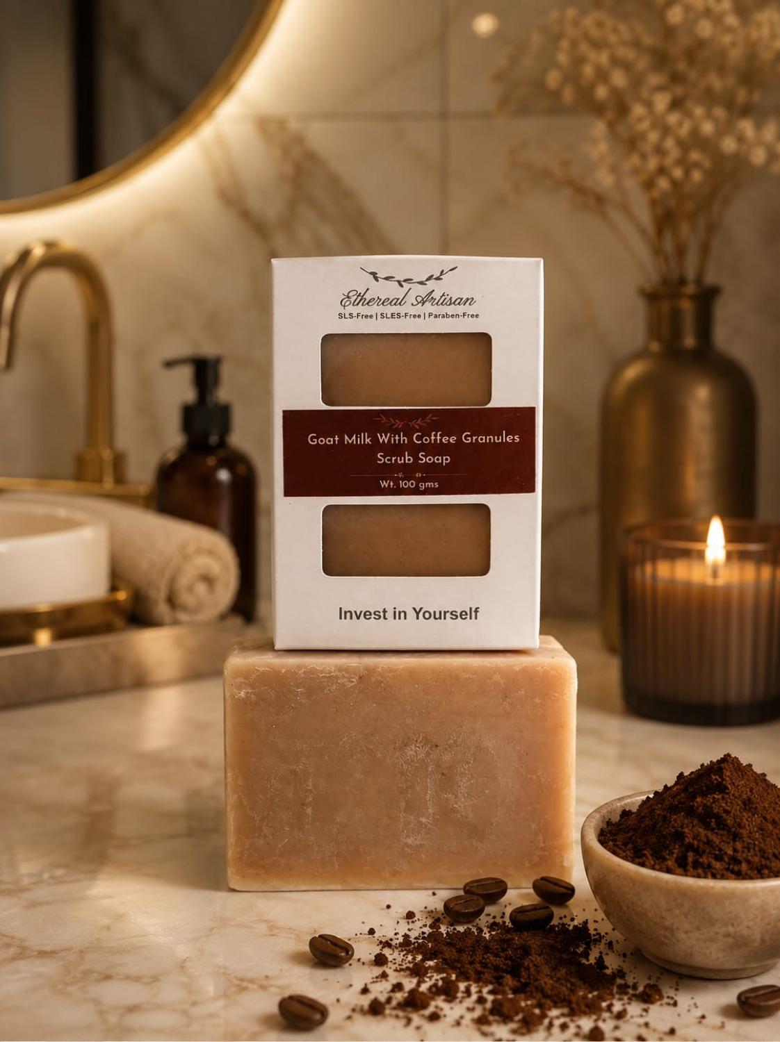 Coffee Granules Scrub Soap